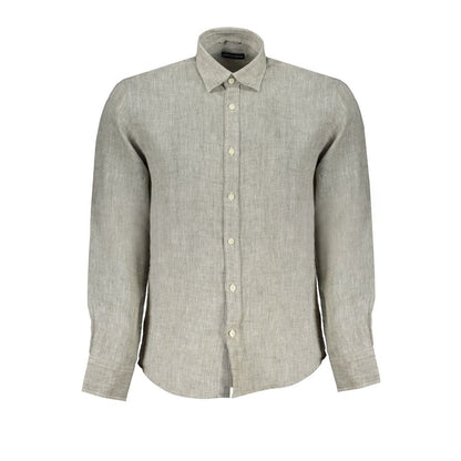 Camicia in lino grigio North Sails