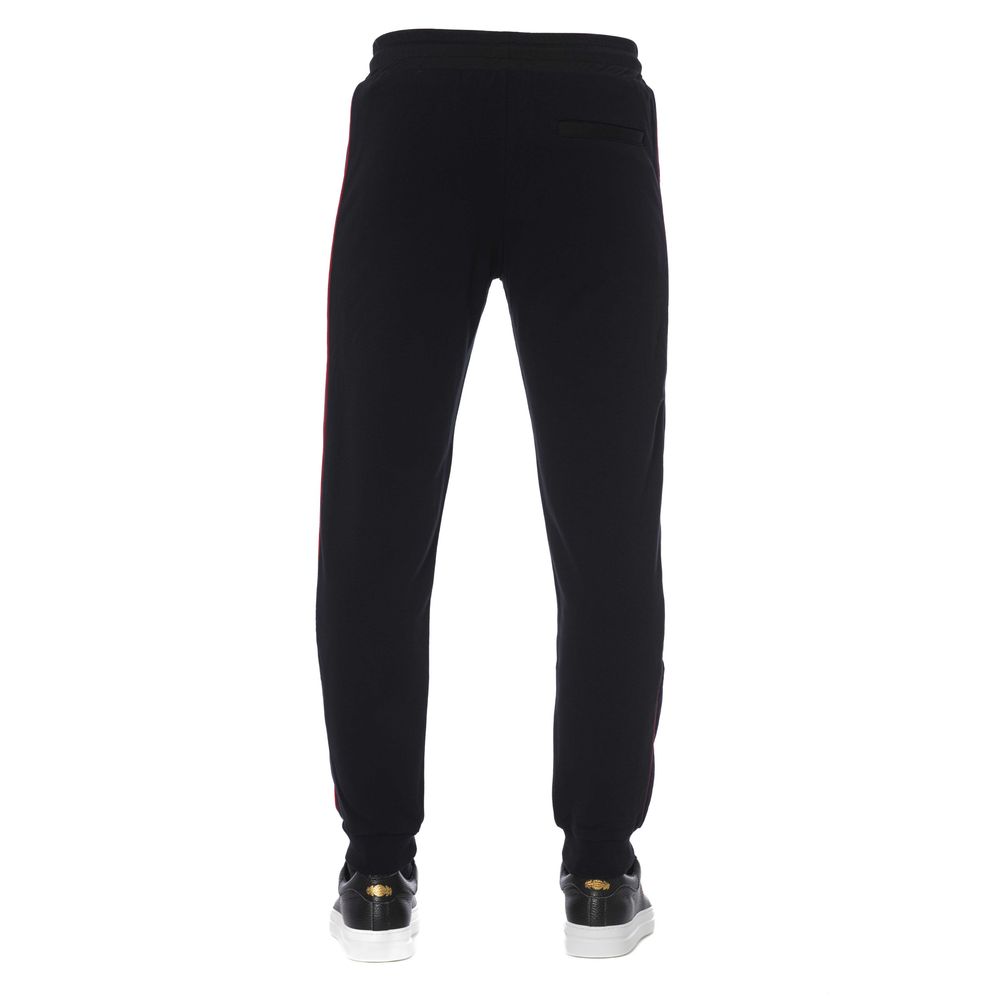 Trussardi Pantalone sportivo uomo in cotone nero