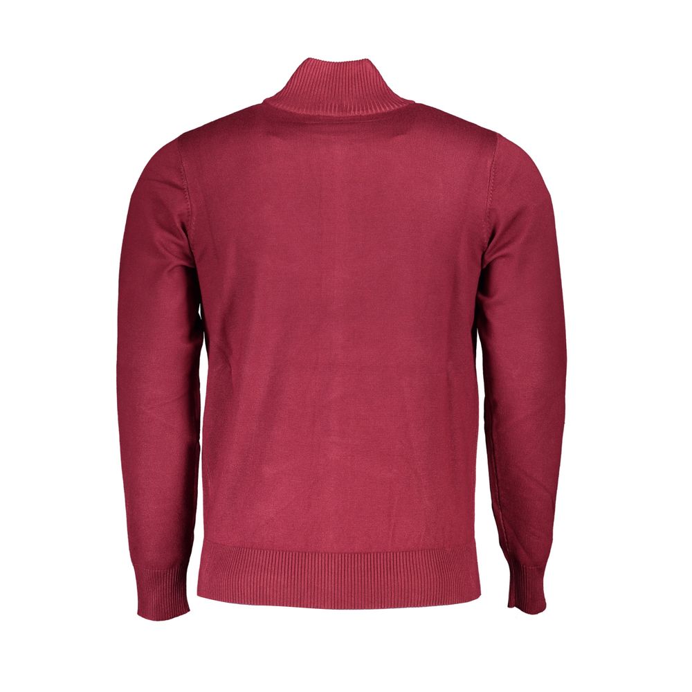 Maglione in nylon rosso del Grand Polo degli Stati Uniti