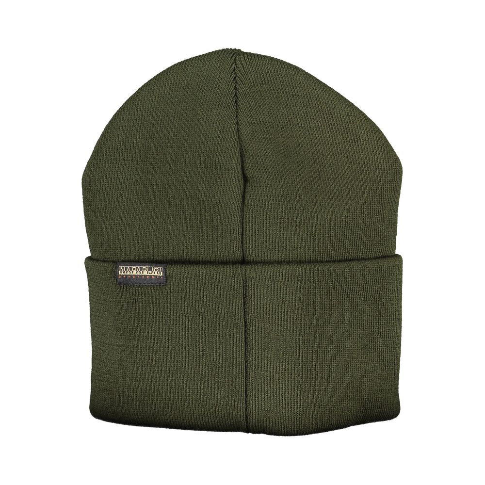 Cappelli e berretto in acrilico verde Napapijri