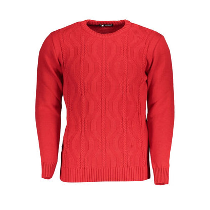 Maglione in tessuto rosso Grand Polo degli Stati Uniti