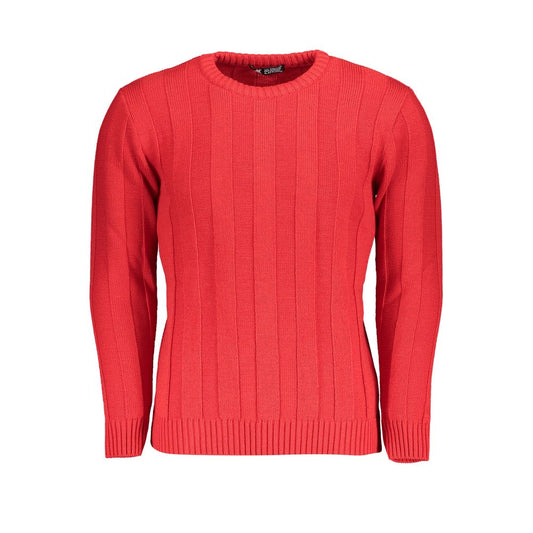 Maglione in tessuto rosso Grand Polo degli Stati Uniti