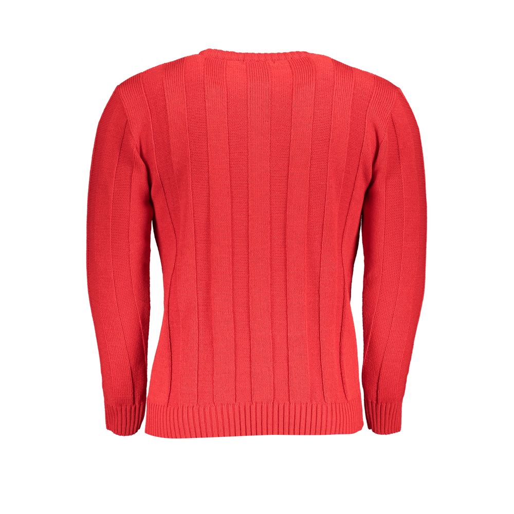 Maglione in tessuto rosso Grand Polo degli Stati Uniti