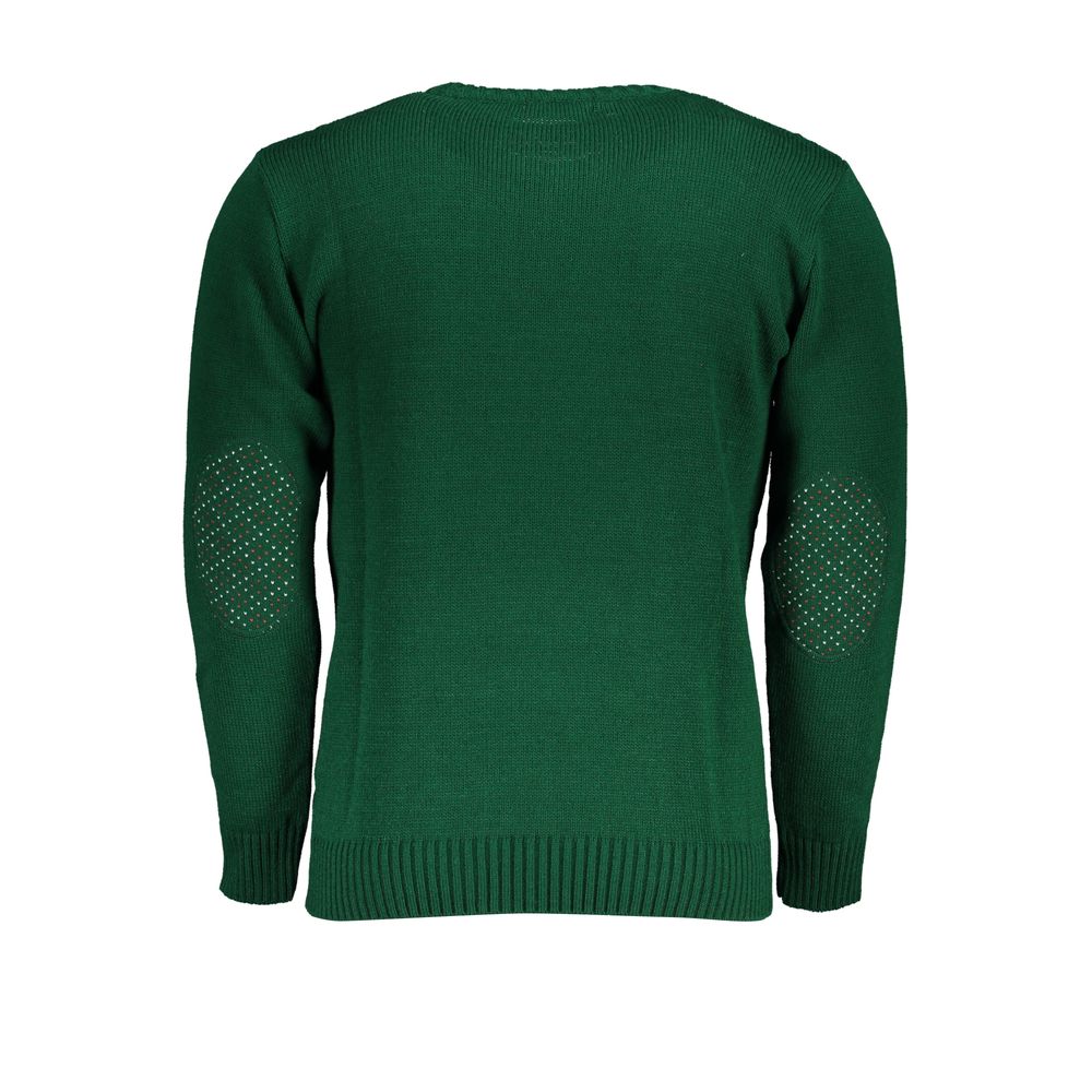 Maglione in tessuto verde Grand Polo degli Stati Uniti