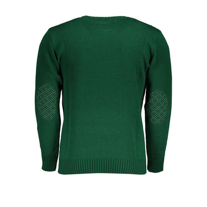 Maglione in tessuto verde Grand Polo degli Stati Uniti