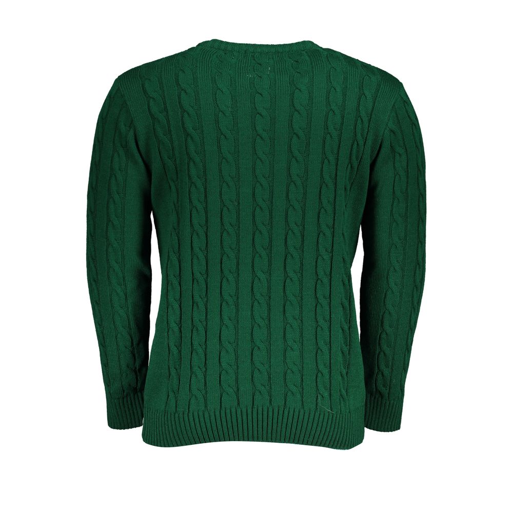 Maglione in tessuto verde Grand Polo degli Stati Uniti