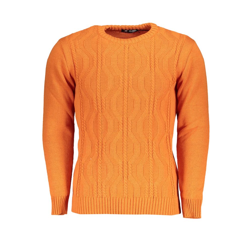 Maglione in tessuto arancione Grand Polo degli Stati Uniti