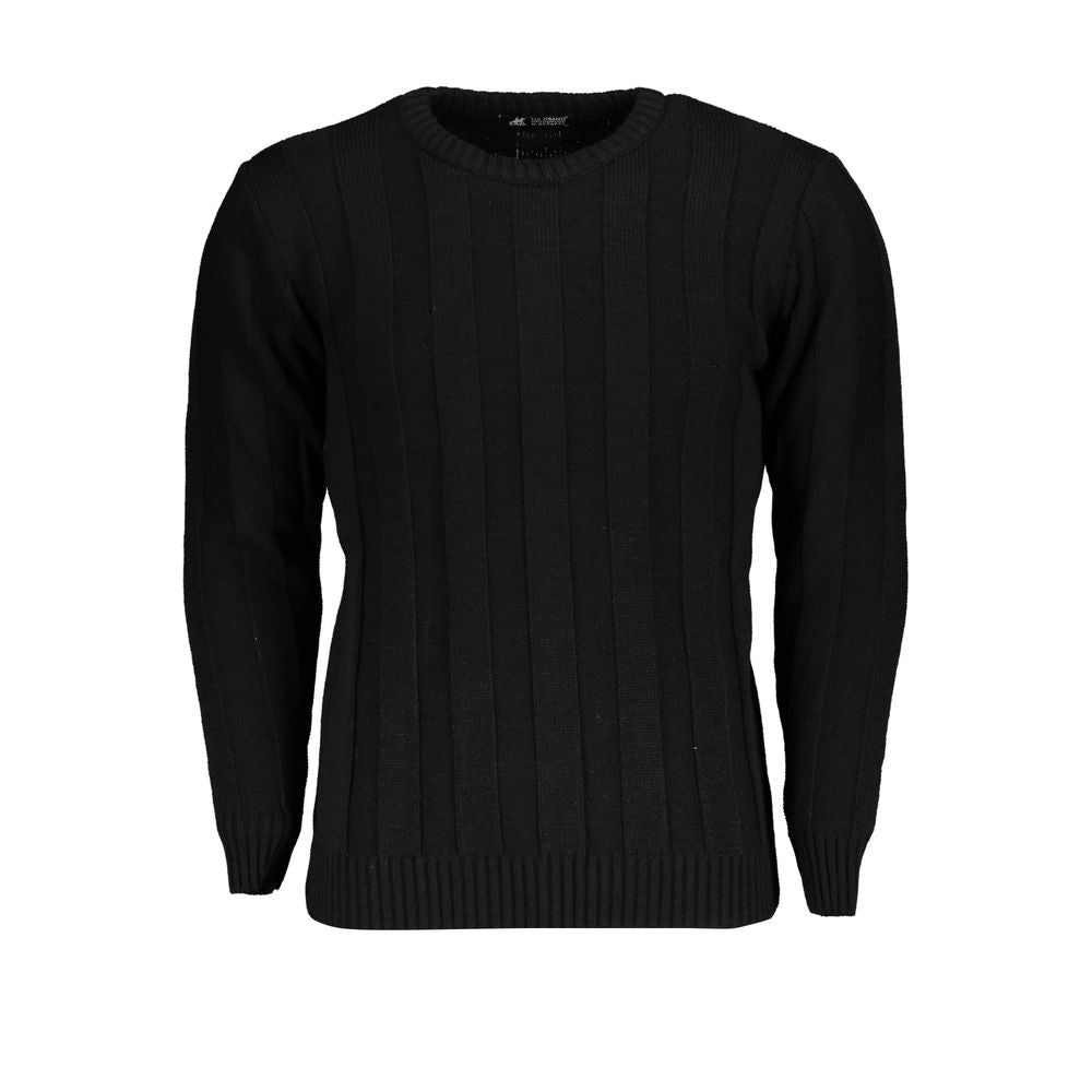 Maglione in tessuto nero Grand Polo degli Stati Uniti