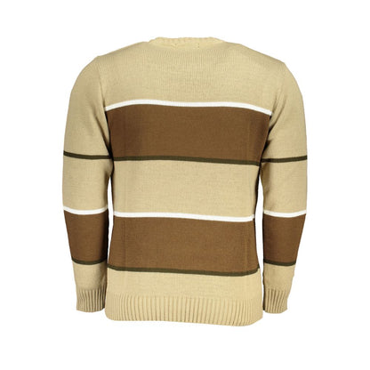 Maglione in tessuto beige Grand Polo degli Stati Uniti