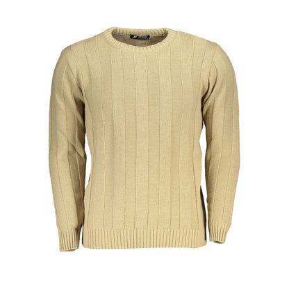 Maglione in tessuto beige Grand Polo degli Stati Uniti