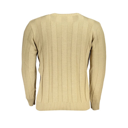 Maglione in tessuto beige Grand Polo degli Stati Uniti