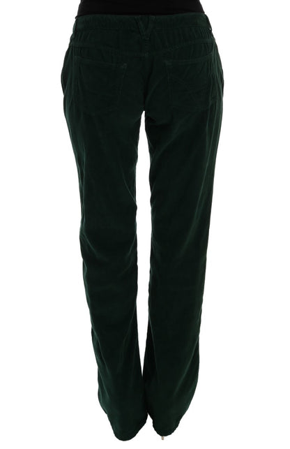 Dolce & Gabbana Elegant Green Cotton Blend Trousers