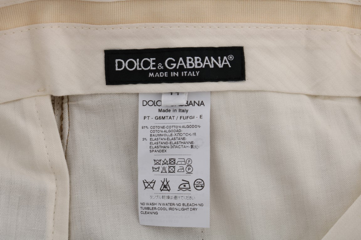 Элегантные коричневые деловые брюки Dolce &amp; Gabbana для мужчин