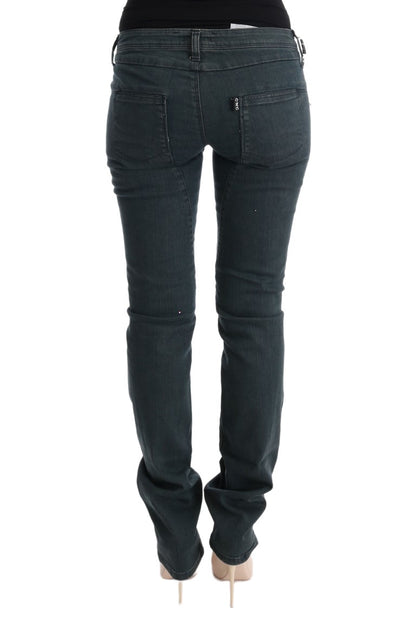 Costume National Chic Jeans Superslim Cotone Grigio