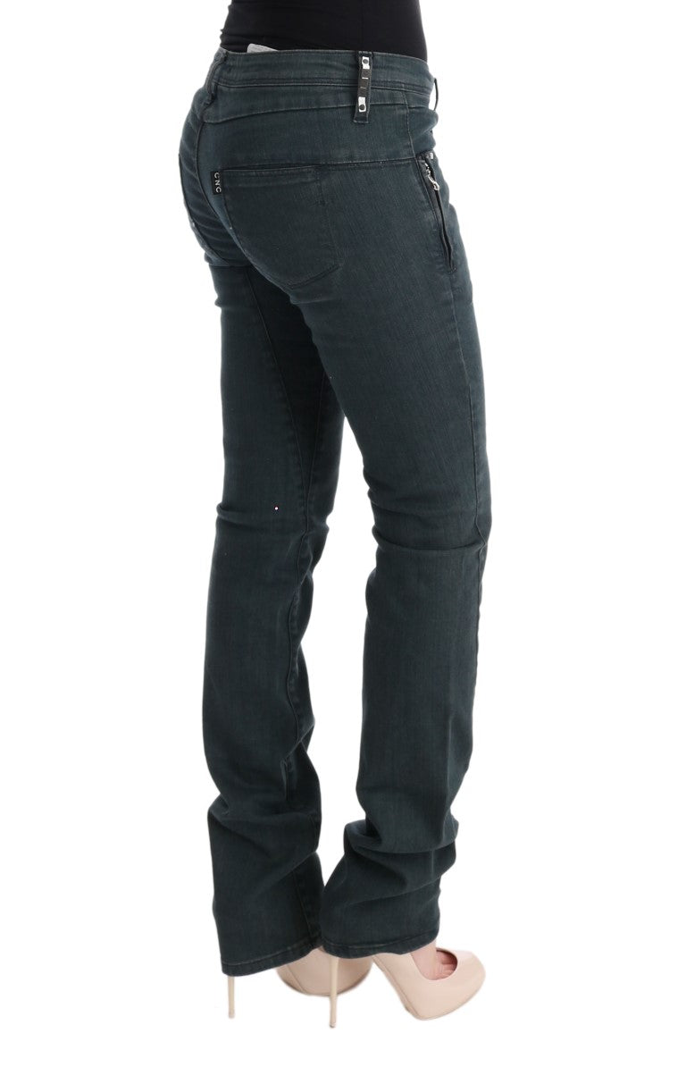 Costume National Chic Jeans Superslim Cotone Grigio