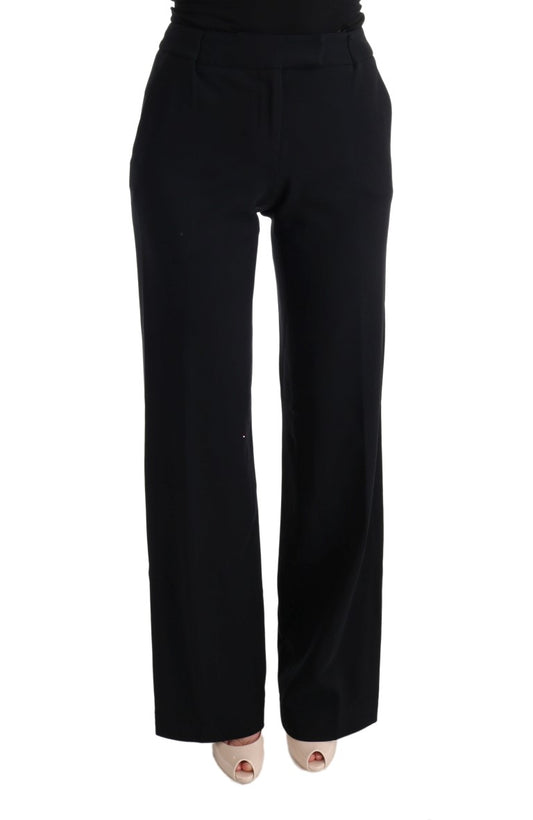 Ermanno Scervino Pantaloni formali bootcut neri chic