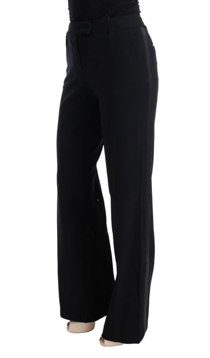 Ermanno Scervino Pantaloni formali bootcut neri chic