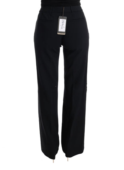 Ermanno Scervino Pantaloni formali bootcut neri chic