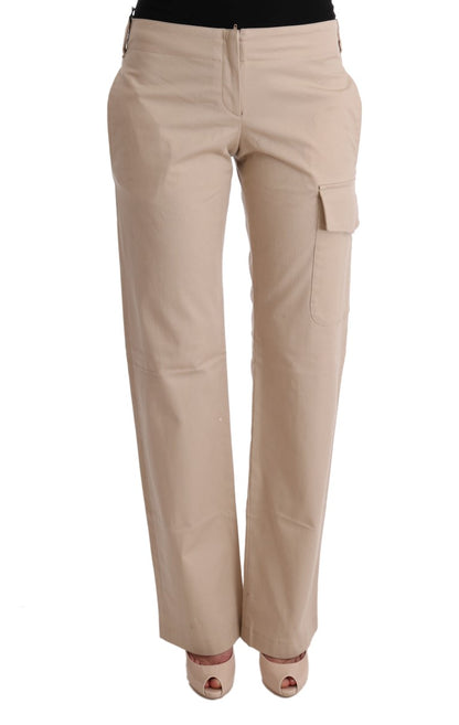 Pantaloni Cropped Ermanno Scervino Chic Beige - Eleganza Regular Fit