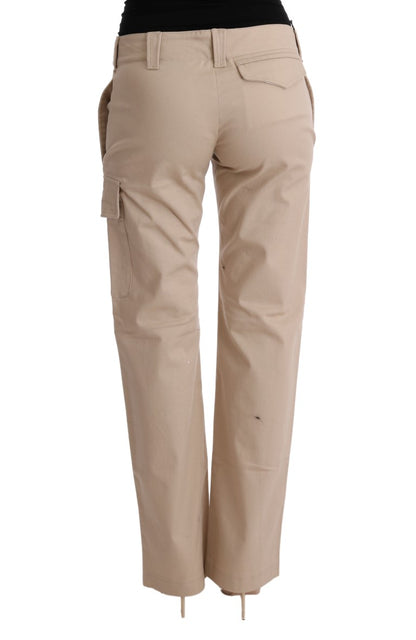 Pantaloni Cropped Ermanno Scervino Chic Beige - Eleganza Regular Fit