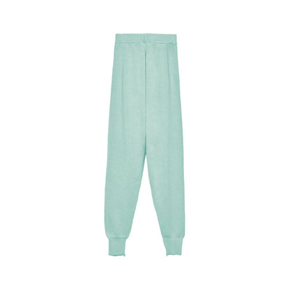 Pantaloni della tuta Hinnominate in misto lana verde menta