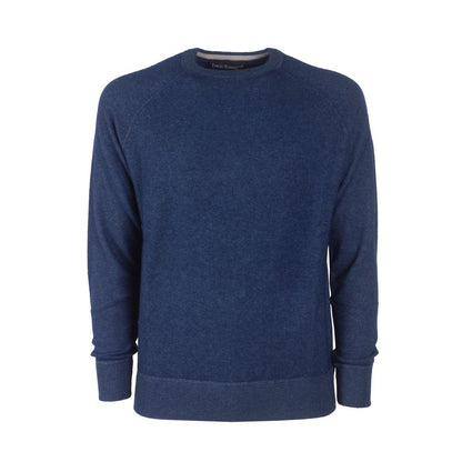 Emilio Romanelli Light Blue Cashmere Men Sweater