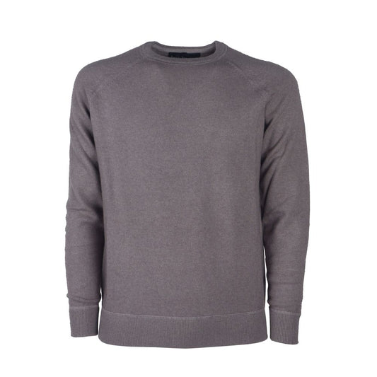 Emilio Romanelli Maglia Elegante Girocollo in Cashmere Grigio