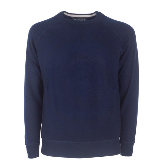 Emilio Romanelli Maglia Elegante in Cashmere Blu Scuro