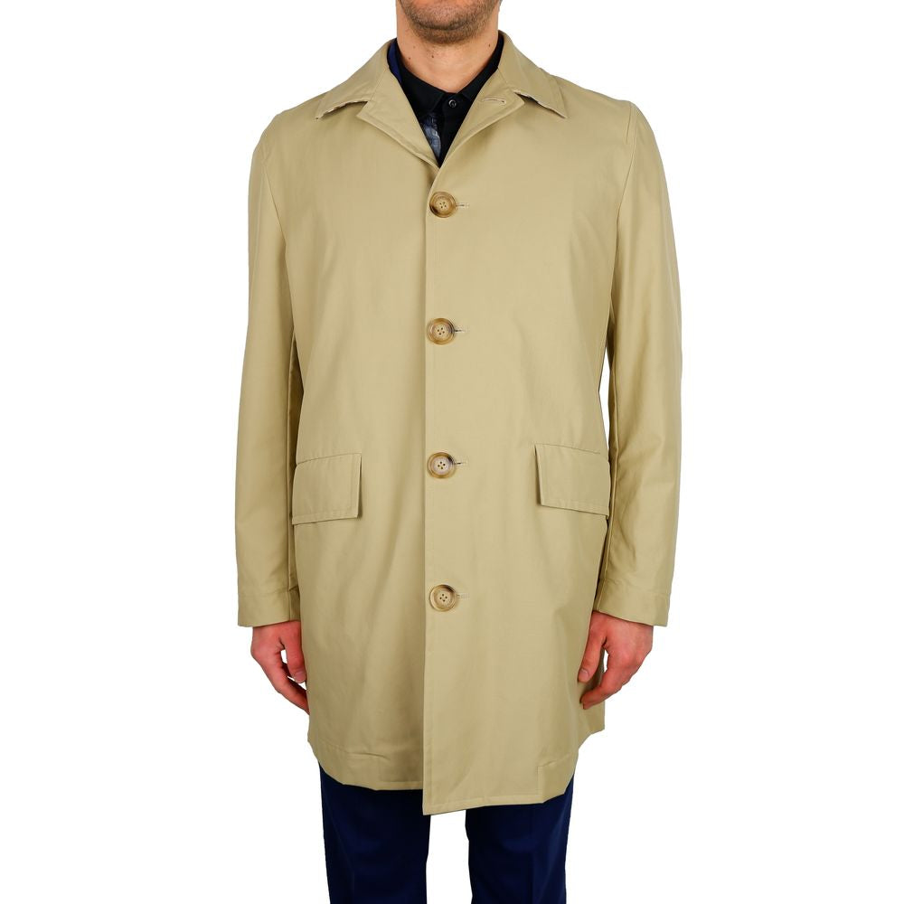 Aquascutum Classic Beige Trench Coat - Timeless Elegance