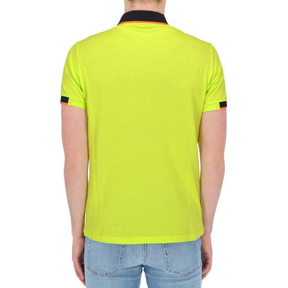 Refrigiwear Sunshine Yellow Cotton Polo with Contrast Accents