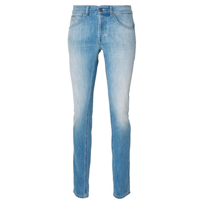 Dondup Sleek Light Blue Stretch Denim для мужчин