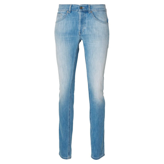 Dondup Sleek Light Blue Stretch Denim для мужчин