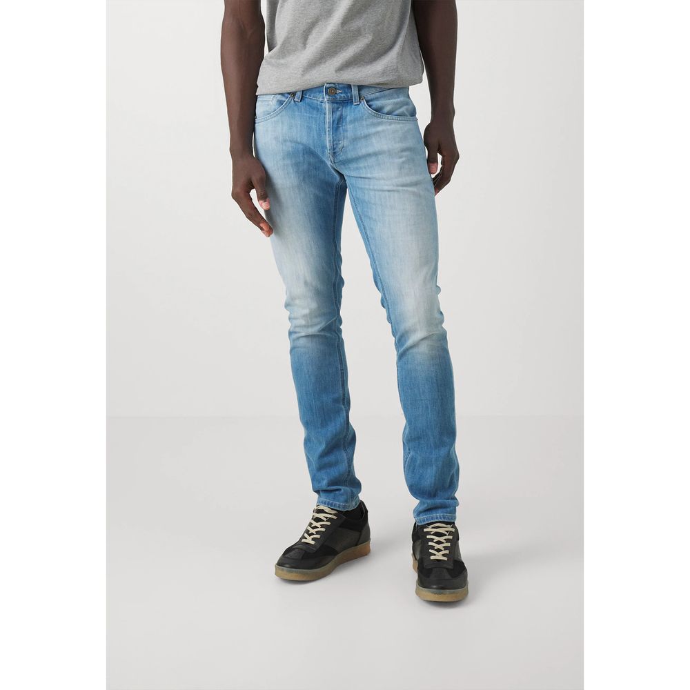 Dondup Sleek Light Blue Stretch Denim для мужчин