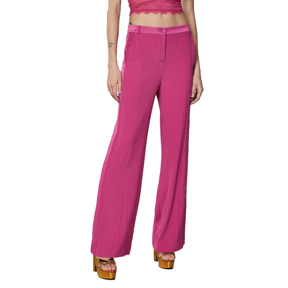 Patrizia Pepe Pantalone Palazzo Elegante Fucsia