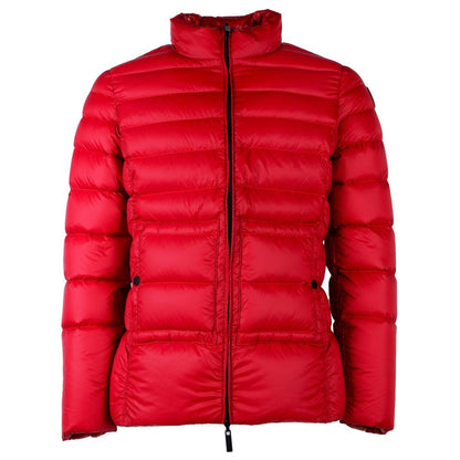 Piumino d'anatra reversibile Centogrammi in nylon rosso