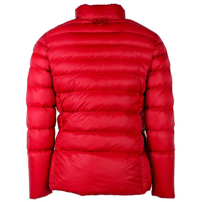 Piumino d'anatra reversibile Centogrammi in nylon rosso