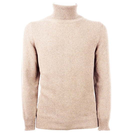 Emilio Romanelli Maglia Dolcevita Elegante in Cashmere Beige