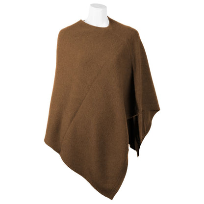 Poncho elegante con scollo a V in cashmere Emilio Romanelli