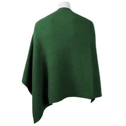 Emilio Romanelli Poncho con scollo a V in pregiato cashmere