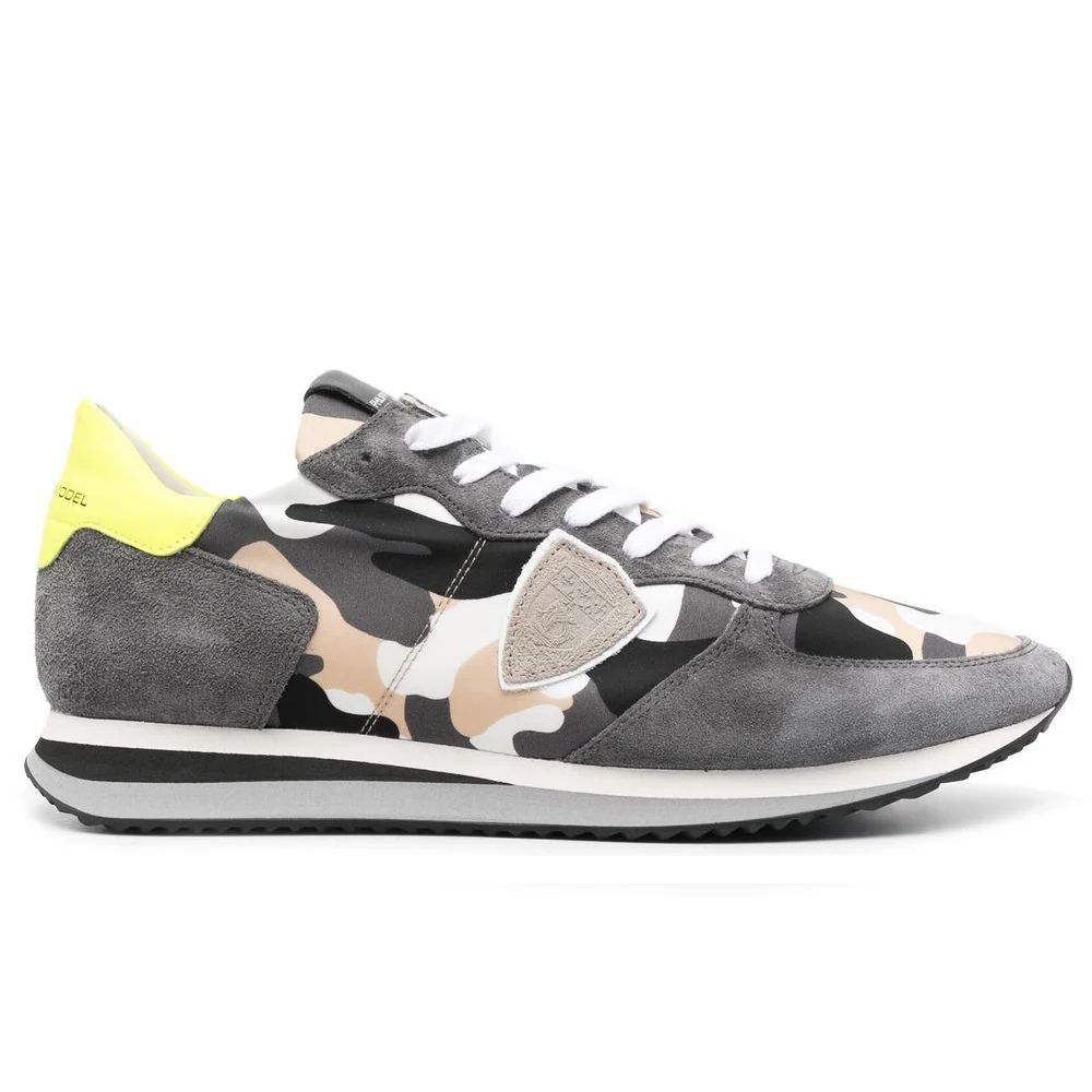 Sneakers Philippe Model Army Hue con inserto in pelle scamosciata