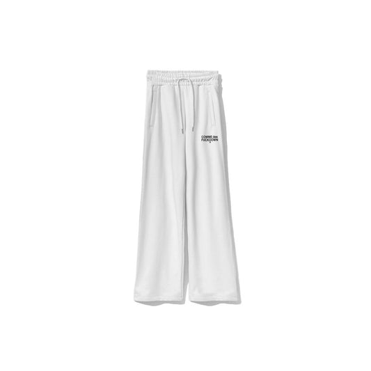 Pantaloni della tuta Comme Des Fuckdown Chic con logo bianco