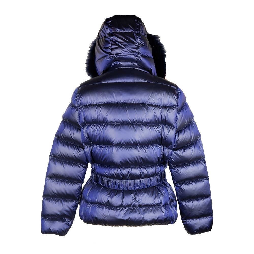 Chic Blue Yes Zee Jacket with Murmasky Fur