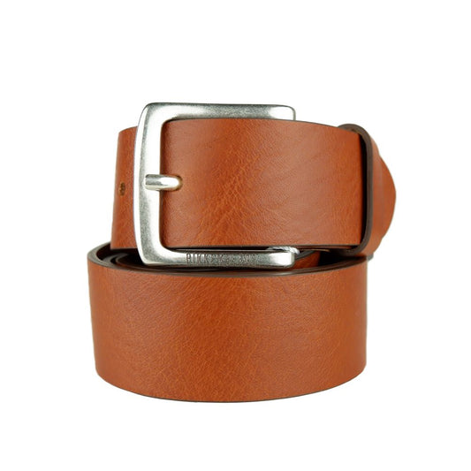 Bikkembergs Brown Calfskin Men Belt