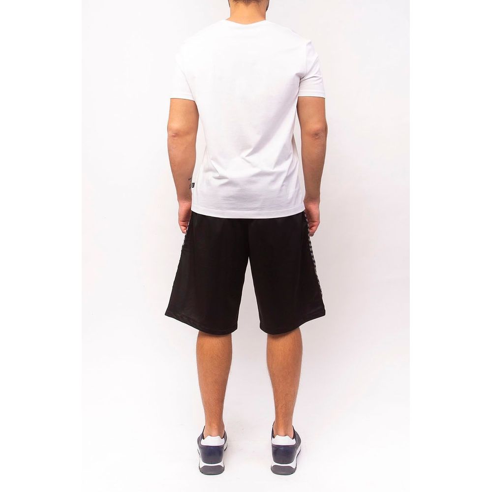 Bikkembergs Sleek Anniversary Striped Bermuda Shorts