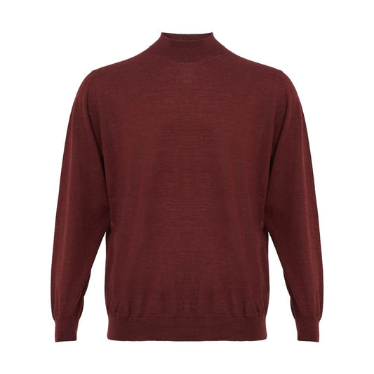 Colombo Elegant Cashmere Red Sweater for Men