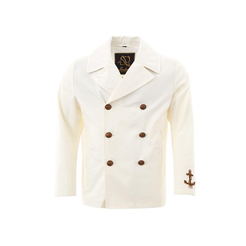 Giacca elegante in cotone bianco Sealup per uomo