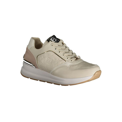 Laura Biagiotti Beige Polyester Sneaker