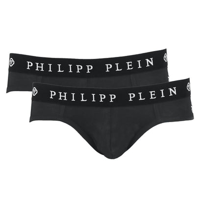 Черные боксеры Philipp Plein в дизайнерском стиле