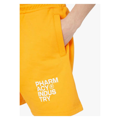 Pantaloni Pharmacy Industry Chic in cotone arancione con dettaglio logo