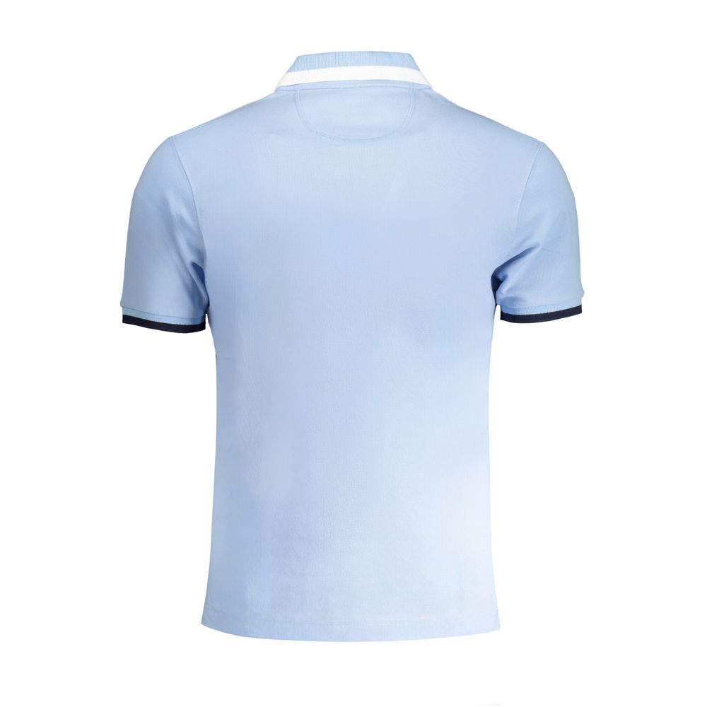 La Martina Light Blue Cotton Polo Shirt